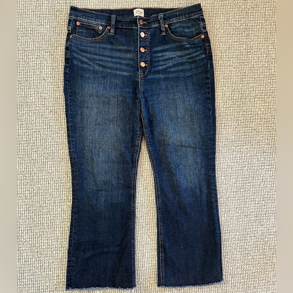 J.Crew Blue Ankle Cropped Jeans Size 32 | Light usage & No signs of wear